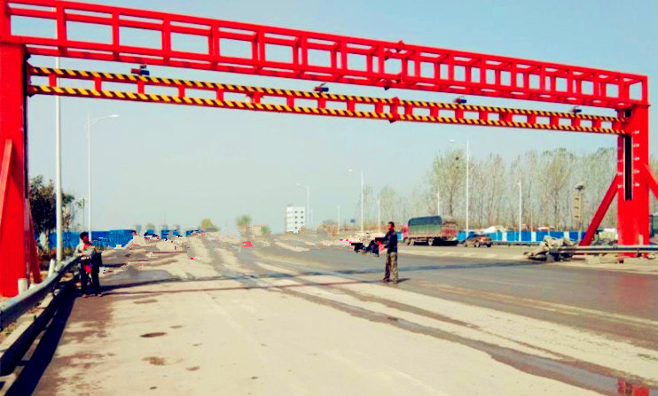 可读取车辆号牌电动升降限高杆